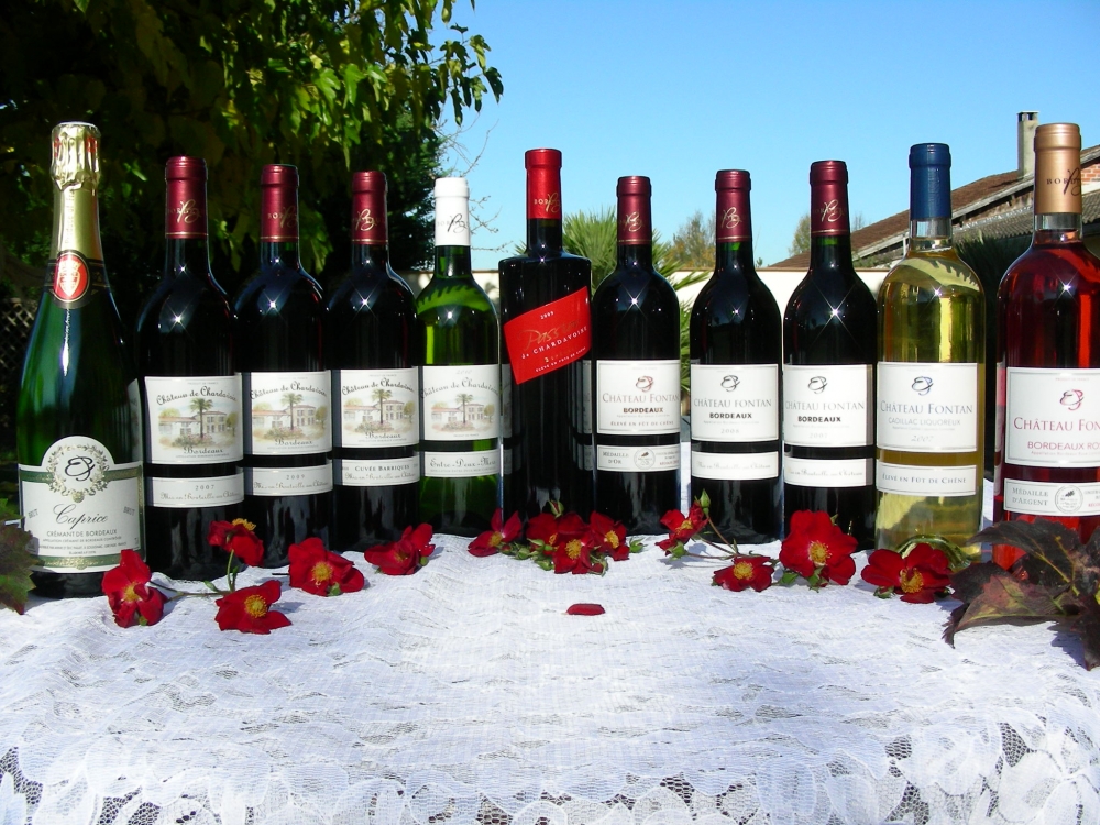 la gamme de nos vins